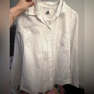 Old navy button up shirt for girls ,women’s size large